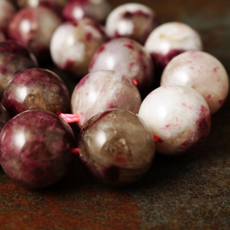 Plum Blossom Tourmaline beads